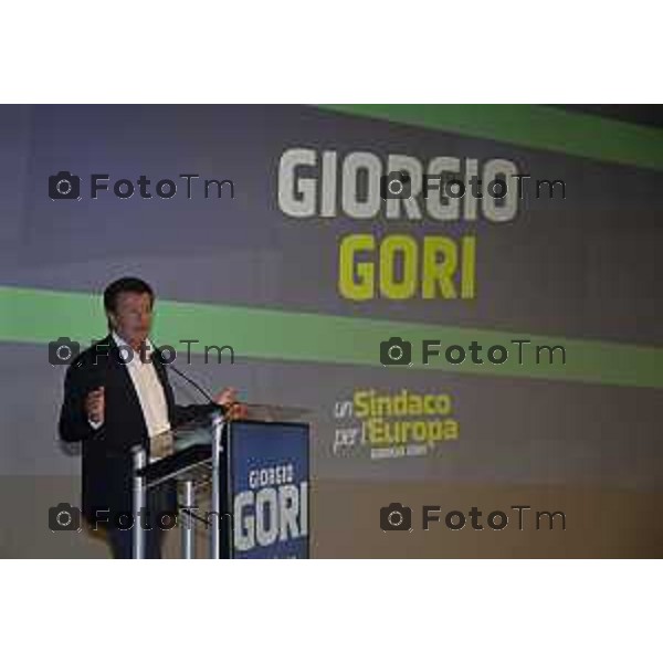 Tiziano Manzoni/LaPresse 85--05- 2024 Bergamo, Italia Cronaca Bergamo Giorgio Gori lancia la sua candidatura alle Europee