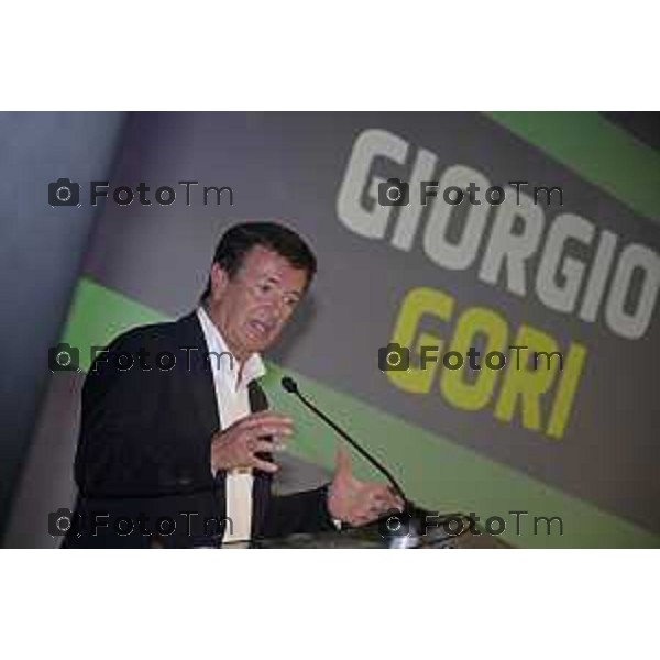 Tiziano Manzoni/LaPresse 85--05- 2024 Bergamo, Italia Cronaca Bergamo Giorgio Gori lancia la sua candidatura alle Europee