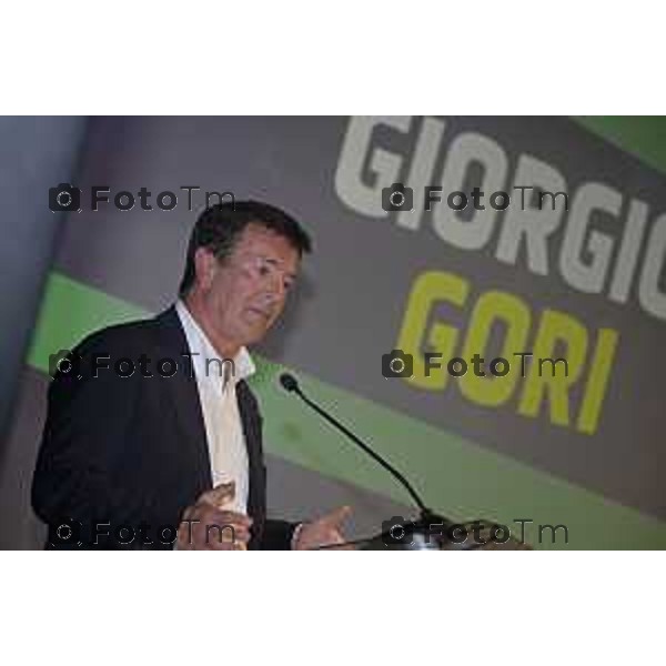 Tiziano Manzoni/LaPresse 85--05- 2024 Bergamo, Italia Cronaca Bergamo Giorgio Gori lancia la sua candidatura alle Europee