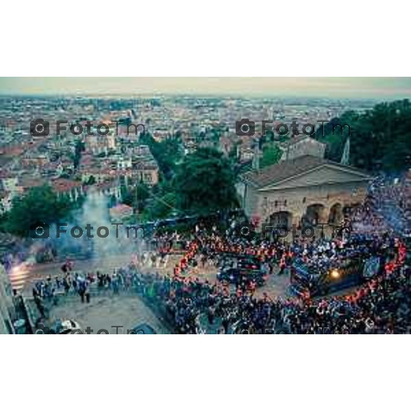 Tiziano Manzoni/LaPresse 31--05- 2024 Bergamo, Italia Cronaca Bergamo Celebrazione Atalanta per coppa UEFA con bus scoperto nelle vie della città