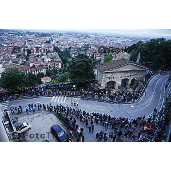 Tiziano Manzoni/LaPresse 31--05- 2024 Bergamo, Italia Cronaca Bergamo Celebrazione Atalanta per coppa UEFA con bus scoperto nelle vie della città