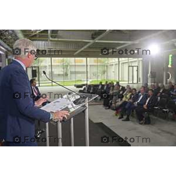 Tiziano Manzoni/LaPresse 4-06- 2024 Bergamo, Italia Cronaca Bergamo INDUSTRIA E FINANZA IN DIALOGO PER UNO SVILUPPO SOSTENIBILE incontro realizzato da Fondazione Corriere della Sera e Fondazione Cav. Lav. Carlo Pesenti