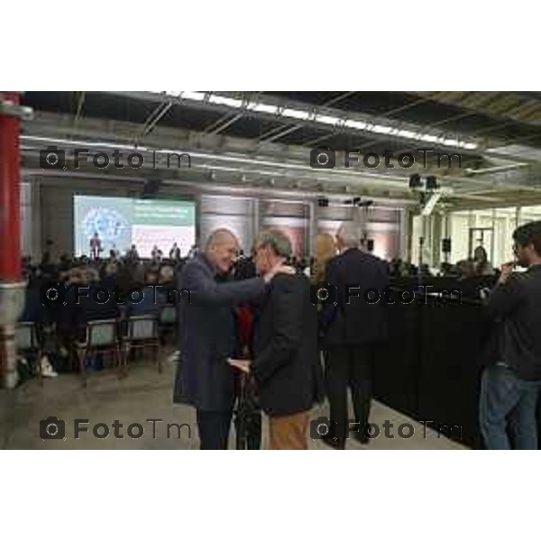 Tiziano Manzoni/LaPresse 4-06- 2024 Bergamo, Italia Cronaca Bergamo INDUSTRIA E FINANZA IN DIALOGO PER UNO SVILUPPO SOSTENIBILE incontro realizzato da Fondazione Corriere della Sera e Fondazione Cav. Lav. Carlo Pesenti