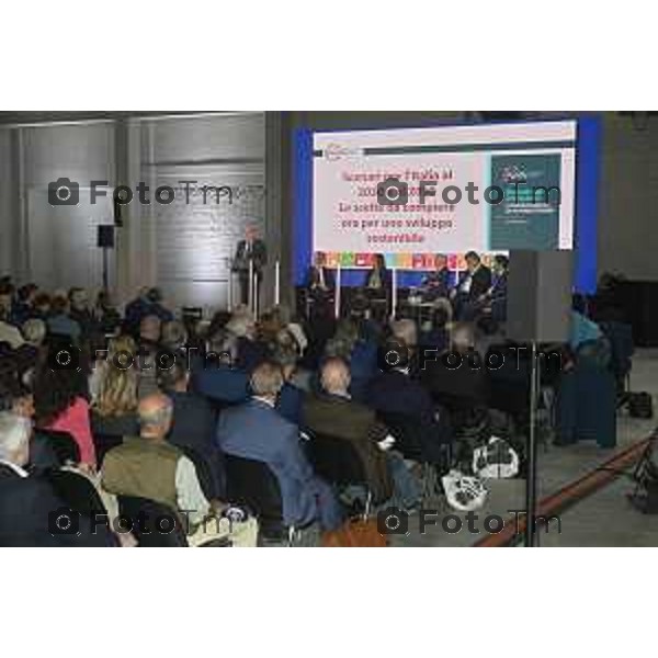 Tiziano Manzoni/LaPresse 4-06- 2024 Bergamo, Italia Cronaca Bergamo INDUSTRIA E FINANZA IN DIALOGO PER UNO SVILUPPO SOSTENIBILE incontro realizzato da Fondazione Corriere della Sera e Fondazione Cav. Lav. Carlo Pesenti