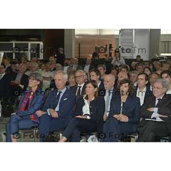 Tiziano Manzoni/LaPresse 4-06- 2024 Bergamo, Italia Cronaca Bergamo INDUSTRIA E FINANZA IN DIALOGO PER UNO SVILUPPO SOSTENIBILE incontro realizzato da Fondazione Corriere della Sera e Fondazione Cav. Lav. Carlo Pesenti