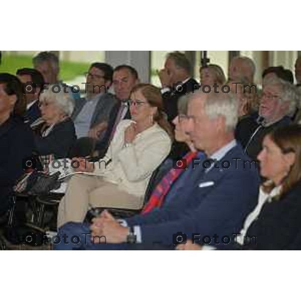 Tiziano Manzoni/LaPresse 4-06- 2024 Bergamo, Italia Cronaca Bergamo INDUSTRIA E FINANZA IN DIALOGO PER UNO SVILUPPO SOSTENIBILE incontro realizzato da Fondazione Corriere della Sera e Fondazione Cav. Lav. Carlo Pesenti