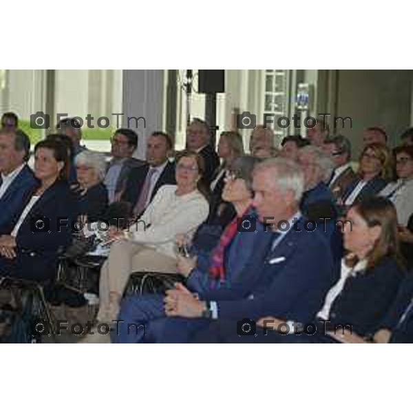 Tiziano Manzoni/LaPresse 4-06- 2024 Bergamo, Italia Cronaca Bergamo INDUSTRIA E FINANZA IN DIALOGO PER UNO SVILUPPO SOSTENIBILE incontro realizzato da Fondazione Corriere della Sera e Fondazione Cav. Lav. Carlo Pesenti