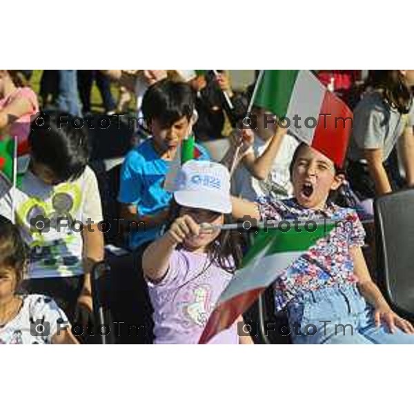 Tiziano Manzoni/LaPresse 5-06- 2024 Bergamo, Italia Cronaca Bergamo Festa dell\'arma dei carabinieri 210 anno di fondazione con Maria Cristina Rota Prefetto di Bergamo e colonnello Salvatore Sauco