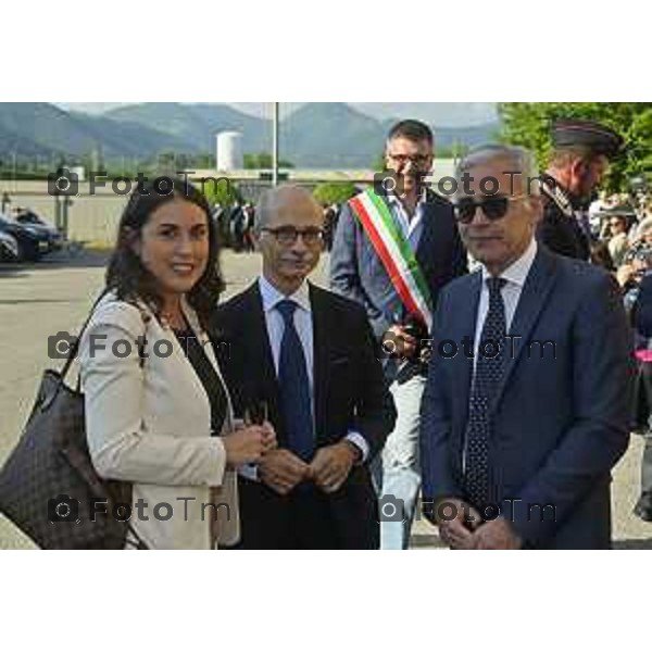 Tiziano Manzoni/LaPresse 5-06- 2024 Bergamo, Italia Cronaca Bergamo Festa dell\'arma dei carabinieri 210 anno di fondazione con Maria Cristina Rota Prefetto di Bergamo e colonnello Salvatore Sauco