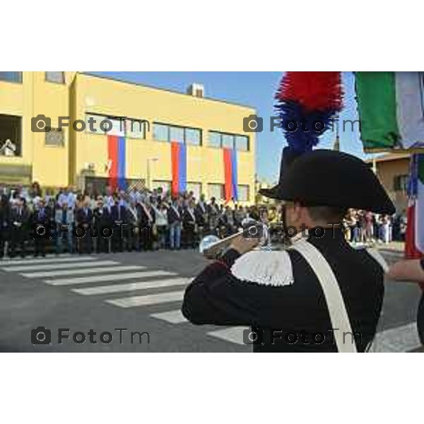 Tiziano Manzoni/LaPresse 5-06- 2024 Bergamo, Italia Cronaca Bergamo Festa dell\'arma dei carabinieri 210 anno di fondazione con Maria Cristina Rota Prefetto di Bergamo e colonnello Salvatore Sauco