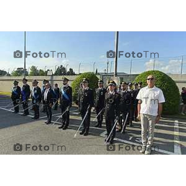 Tiziano Manzoni/LaPresse 5-06- 2024 Bergamo, Italia Cronaca Bergamo Festa dell\'arma dei carabinieri 210 anno di fondazione con Maria Cristina Rota Prefetto di Bergamo e colonnello Salvatore Sauco