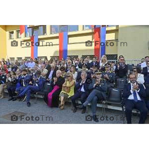 Tiziano Manzoni/LaPresse 5-06- 2024 Bergamo, Italia Cronaca Bergamo Festa dell\'arma dei carabinieri 210 anno di fondazione con Maria Cristina Rota Prefetto di Bergamo e colonnello Salvatore Sauco