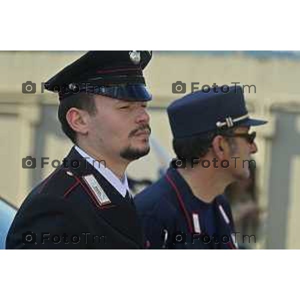 Tiziano Manzoni/LaPresse 5-06- 2024 Bergamo, Italia Cronaca Bergamo Festa dell\'arma dei carabinieri 210 anno di fondazione con Maria Cristina Rota Prefetto di Bergamo e colonnello Salvatore Sauco