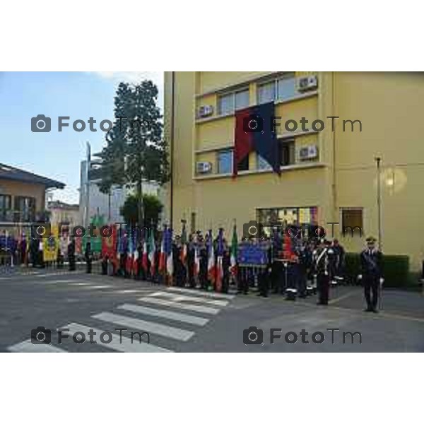 Tiziano Manzoni/LaPresse 5-06- 2024 Bergamo, Italia Cronaca Bergamo Festa dell\'arma dei carabinieri 210 anno di fondazione con Maria Cristina Rota Prefetto di Bergamo e colonnello Salvatore Sauco