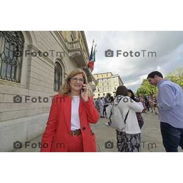 Tiziano Manzoni/LaPresse 10-06 - 2024 Bergamo, Italia Cronaca Bergamo Elena Carnevali eletta sindaco di Bergamo 2024