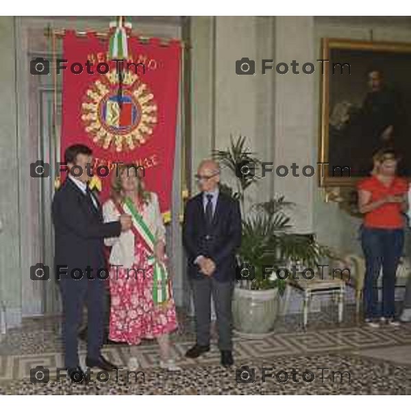 Tiziano Manzoni/LaPresse 11-06- 2024 Bergamo, Italia Cronaca Insediamento Elena Carnevali nuovo sindaco di Bergamo 2024