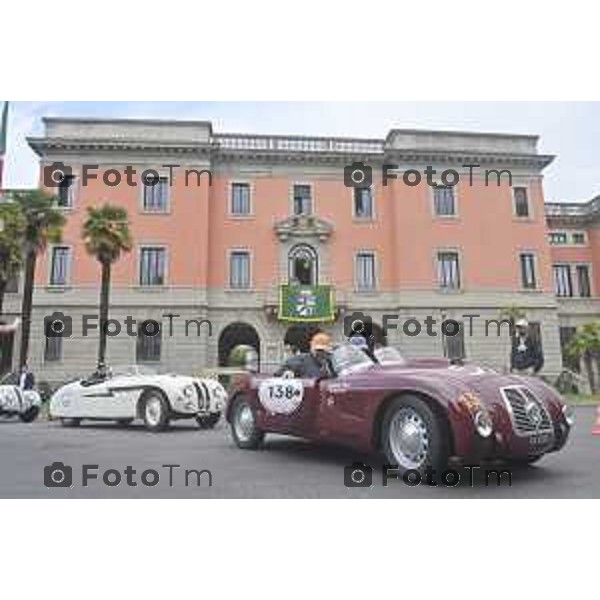 Tiziano Manzoni/LaPresse 11-06- 2024 Bergamo, Italia Cronaca Bergamo mille miglia storica all\'accademia gdf 2024