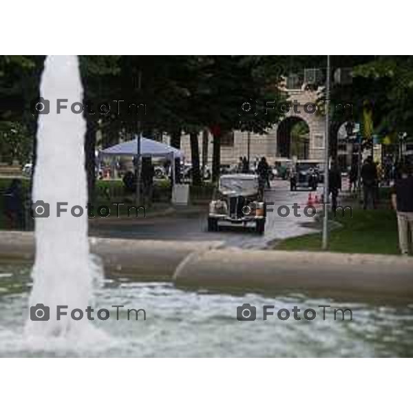 Tiziano Manzoni/LaPresse 11-06- 2024 Bergamo, Italia Cronaca Bergamo mille miglia storica all\'accademia gdf 2024