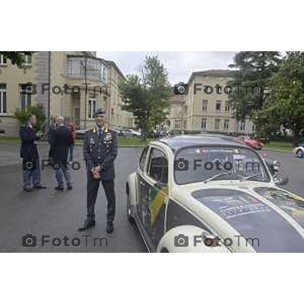 Tiziano Manzoni/LaPresse 11-06- 2024 Bergamo, Italia Cronaca Bergamo mille miglia storica all\'accademia gdf 2024