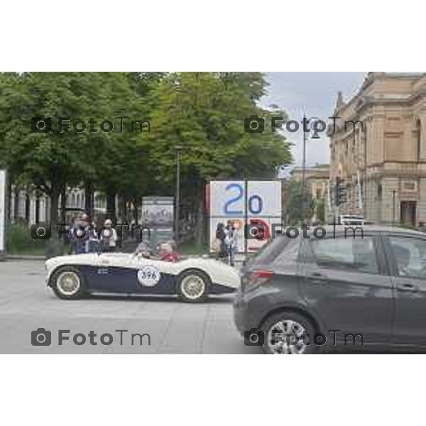 Tiziano Manzoni/LaPresse 11-06- 2024 Bergamo, Italia Cronaca Bergamo mille miglia storica all\'accademia gdf 2024