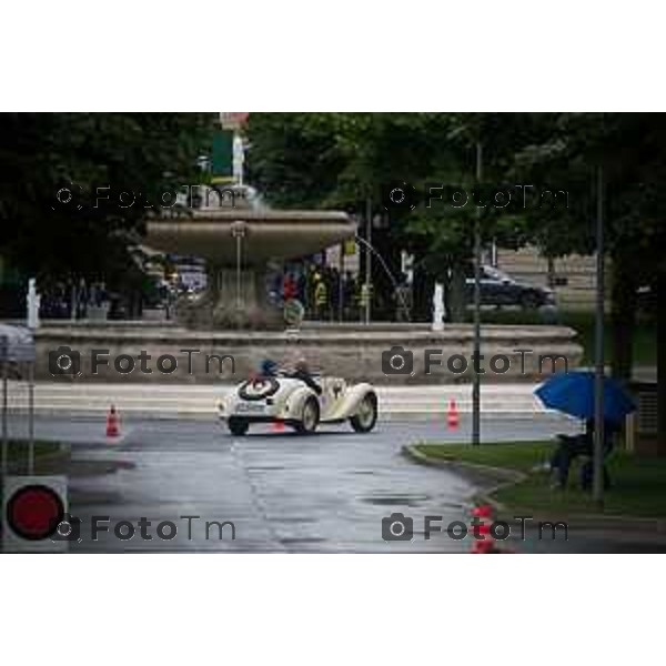 Tiziano Manzoni/LaPresse 11-06- 2024 Bergamo, Italia Cronaca Bergamo mille miglia storica all\'accademia gdf 2024