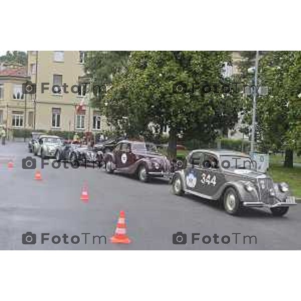 Tiziano Manzoni/LaPresse 11-06- 2024 Bergamo, Italia Cronaca Bergamo mille miglia storica all\'accademia gdf 2024