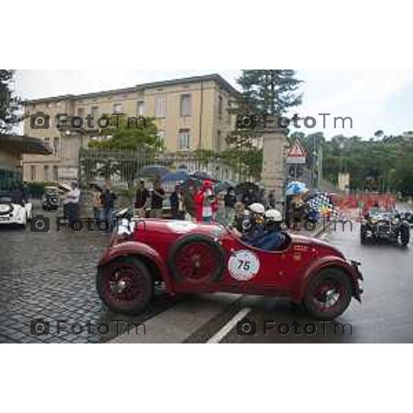 Tiziano Manzoni/LaPresse 11-06- 2024 Bergamo, Italia Cronaca Bergamo mille miglia storica all\'accademia gdf 2024