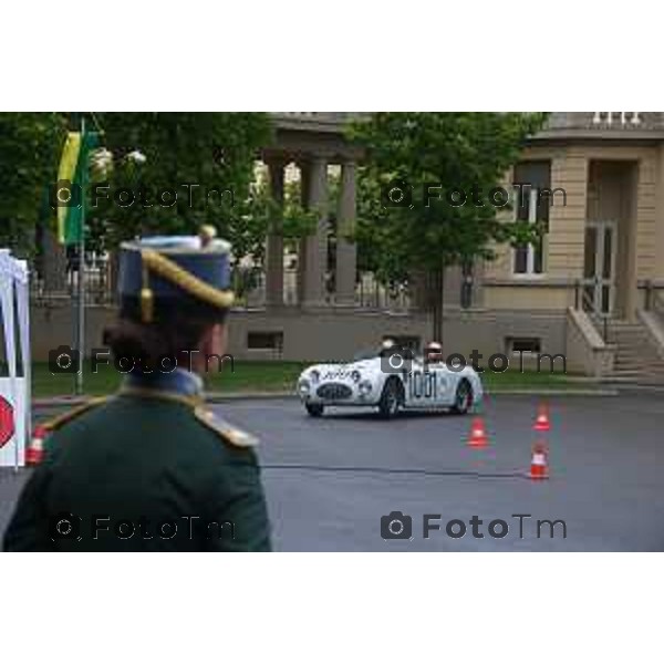 Tiziano Manzoni/LaPresse 11-06- 2024 Bergamo, Italia Cronaca Bergamo mille miglia storica all\'accademia gdf 2024