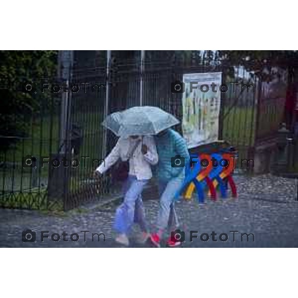 Tiziano Manzoni/LaPresse 12-06- 2024 Bergamo, Italia Cronaca Bergamo Prima uscita di Elena Carnevali alla scuola d\'arte 2024