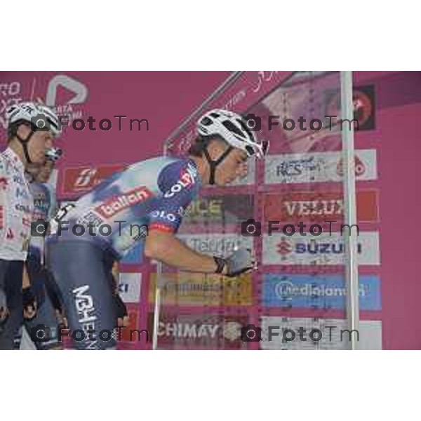 Tiziano Manzoni/LaPresse 13--06- 2024 Bergamo, Italia Cronaca Kilometro Rosso Bergamo al via la quinta tappa del Giro Next Gen 2024 squadra bergamasca