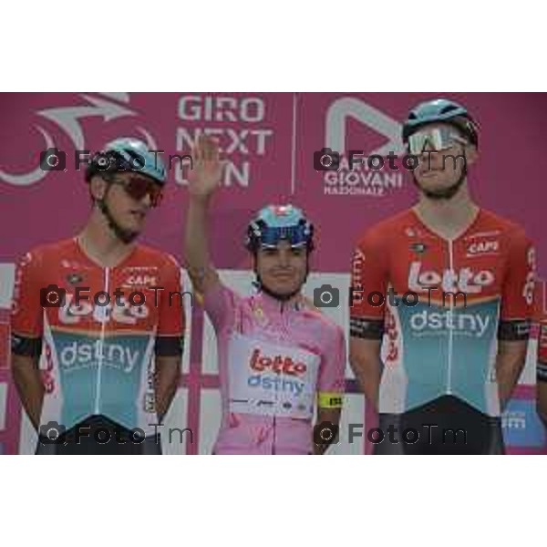 Tiziano Manzoni/LaPresse 13--06- 2024 Bergamo, Italia Cronaca Kilometro Rosso Bergamo al via la quinta tappa del Giro Next Gen 2024