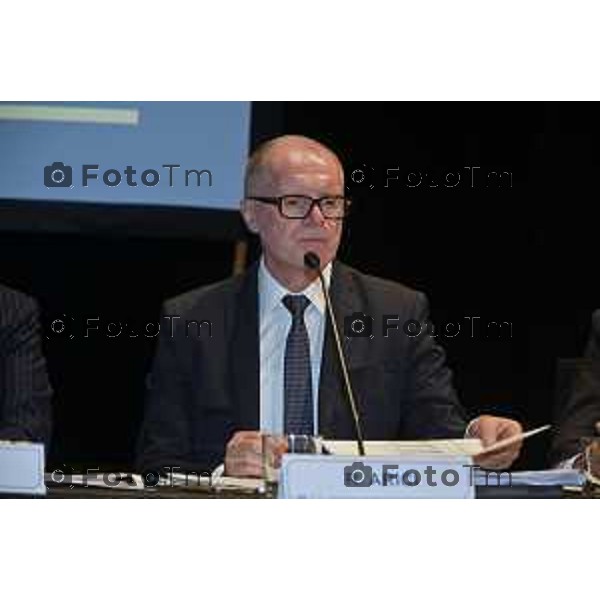 Tiziano Manzoni/LaPresse 134-06- 2024 Bergamo, Italia Cronaca Treviglio Assemblea di Bilancio 2023 della Federazione del Credito Cooperativo lombardo. 2024