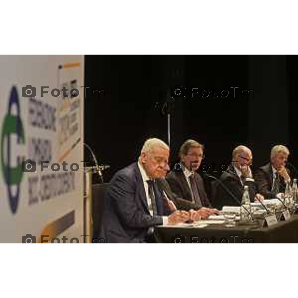 Tiziano Manzoni/LaPresse 134-06- 2024 Bergamo, Italia Cronaca Treviglio Assemblea di Bilancio 2023 della Federazione del Credito Cooperativo lombardo. 2024