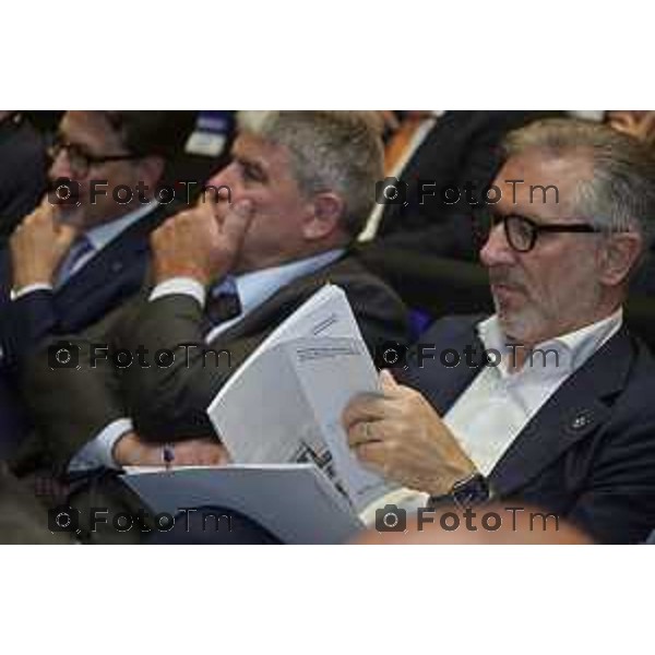 Tiziano Manzoni/LaPresse 134-06- 2024 Bergamo, Italia Cronaca Treviglio Assemblea di Bilancio 2023 della Federazione del Credito Cooperativo lombardo. 2024