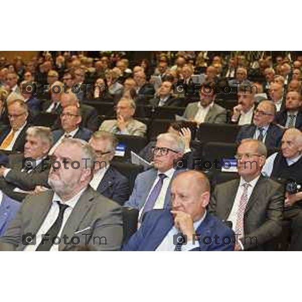 Tiziano Manzoni/LaPresse 134-06- 2024 Bergamo, Italia Cronaca Treviglio Assemblea di Bilancio 2023 della Federazione del Credito Cooperativo lombardo. 2024