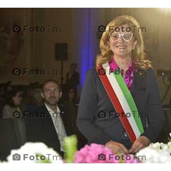 Tiziano Manzoni/LaPresse 15--06- 2024 Bergamo, Italia Cronaca Università Bergamo, il Graduation Da consegna dei diplomi di laurea e primo intervento in fascia tricolore di Elena Carnevali