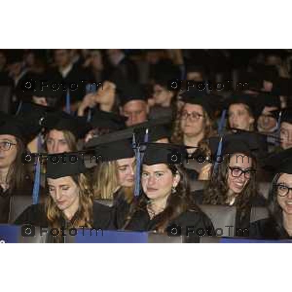 Tiziano Manzoni/LaPresse 15--06- 2024 Bergamo, Italia Cronaca Università Bergamo, il Graduation Da consegna dei diplomi di laurea e primo intervento in fascia tricolore di Elena Carnevali