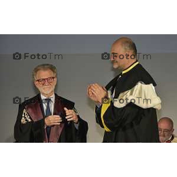 Tiziano Manzoni/LaPresse 15--06- 2024 Bergamo, Italia Cronaca Università Bergamo, il Graduation Da consegna dei diplomi di laurea e primo intervento in fascia tricolore di Elena Carnevali