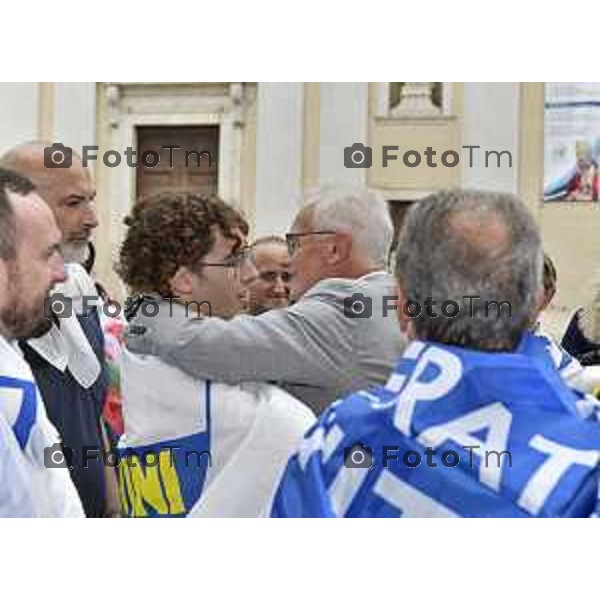 Tiziano Manzoni/LaPresse 24--06- 2024 Bergamo, Italia Cronaca Romano di Lombardia .ballottaggio Gianfranco Gafforelli nuovo sindaco, vince il centrodestra Paola Suardi