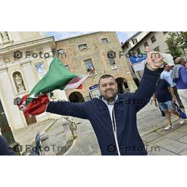 Tiziano Manzoni/LaPresse 24--06- 2024 Bergamo, Italia Cronaca Romano di Lombardia .ballottaggio Gianfranco Gafforelli nuovo sindaco, vince il centrodestra Paola Suardi