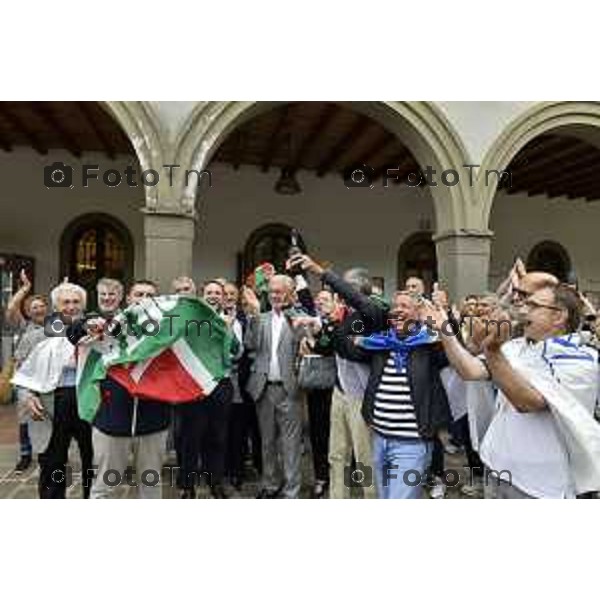 Tiziano Manzoni/LaPresse 24--06- 2024 Bergamo, Italia Cronaca Romano di Lombardia .ballottaggio Gianfranco Gafforelli nuovo sindaco, vince il centrodestra Paola Suardi