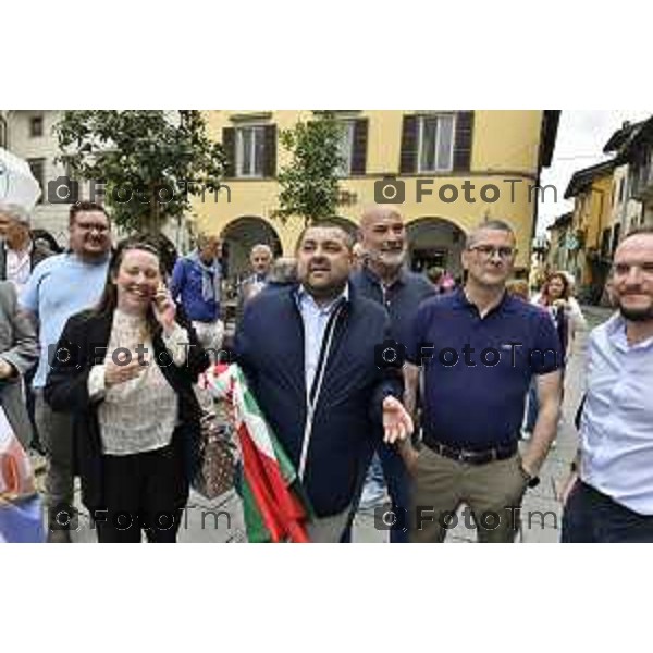 Tiziano Manzoni/LaPresse 24--06- 2024 Bergamo, Italia Cronaca Romano di Lombardia .ballottaggio Gianfranco Gafforelli nuovo sindaco, vince il centrodestra Paola Suardi