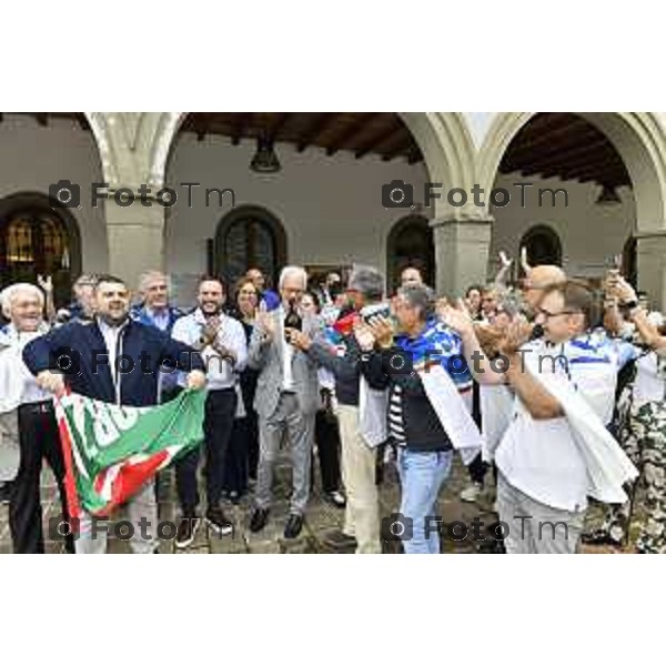 Tiziano Manzoni/LaPresse 24--06- 2024 Bergamo, Italia Cronaca Romano di Lombardia .ballottaggio Gianfranco Gafforelli nuovo sindaco, vince il centrodestra Paola Suardi