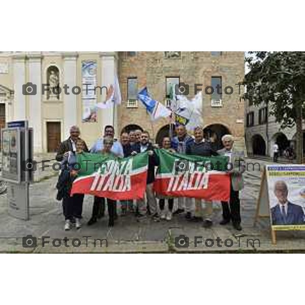 Tiziano Manzoni/LaPresse 24--06- 2024 Bergamo, Italia Cronaca Romano di Lombardia .ballottaggio Gianfranco Gafforelli nuovo sindaco, vince il centrodestra Paola Suardi