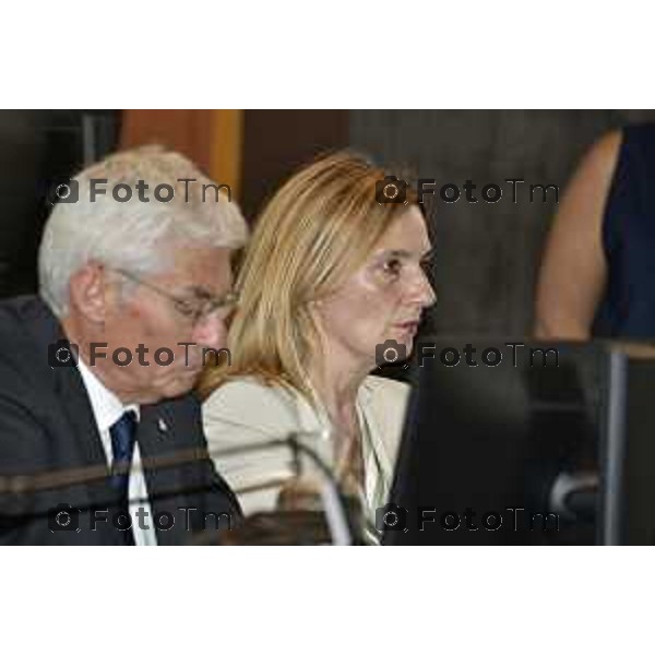 Tiziano Manzoni/LaPresse 27-06- 2024 Bergamo, Italia Cronaca Bergamo Primo consiglio comunale giunta Elena Carnevali 2024