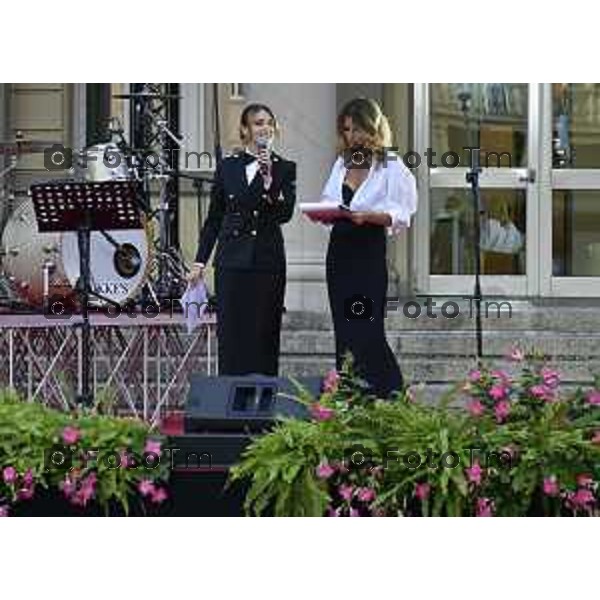 Tiziano Manzoni/LaPresse 29-06- 2024 Bergamo, Italia Cronaca Bergamo Accademia Guardia di Finanza Mak P 100 ballo giardino