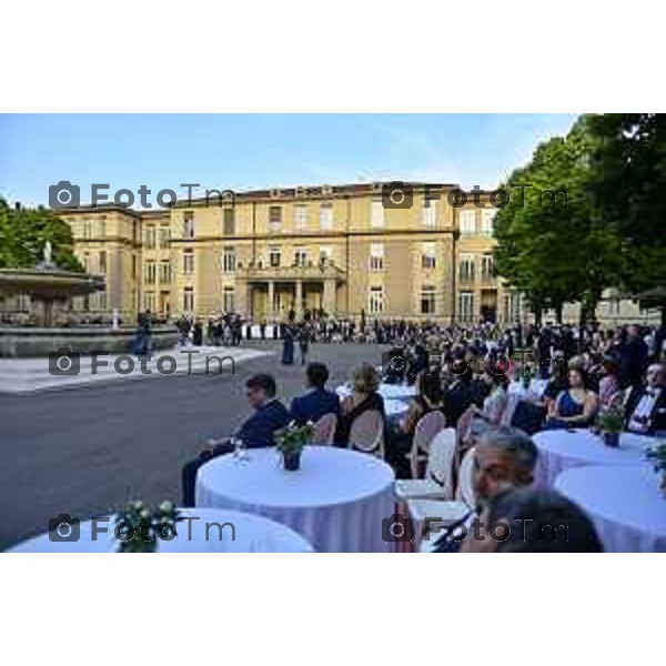 Tiziano Manzoni/LaPresse 29-06- 2024 Bergamo, Italia Cronaca Bergamo Accademia Guardia di Finanza Mak P 100 ballo giardino