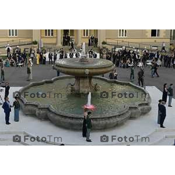 Tiziano Manzoni/LaPresse 29-06- 2024 Bergamo, Italia Cronaca Bergamo Accademia Guardia di Finanza Mak P 100 ballo giardino