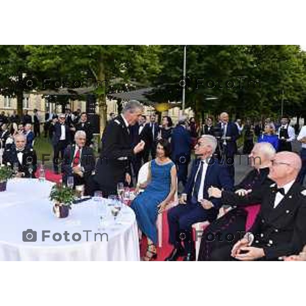 Tiziano Manzoni/LaPresse 29-06- 2024 Bergamo, Italia Cronaca Bergamo Accademia Guardia di Finanza Mak P 100 ballo giardino