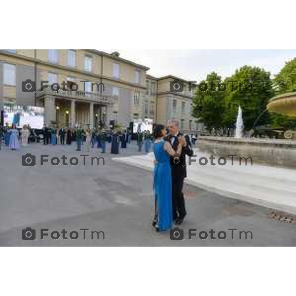 Tiziano Manzoni/LaPresse 29-06- 2024 Bergamo, Italia Cronaca Bergamo Accademia Guardia di Finanza Mak P 100 ballo giardino